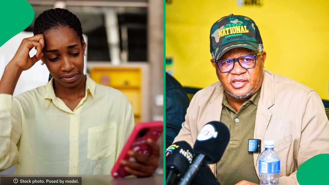 Fikile Mbalula Takes a Swipe at DA During ANC Press Briefing, South Africans Not Impressed