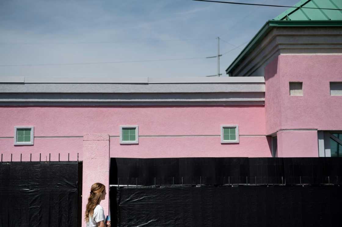 The Jackson Women's Health Organization, also known as the Pink House (pictured April 2018) -- the only clinic that offered abortions in the US state of Mississippi -- has closed since the landmark Supreme Court ruling