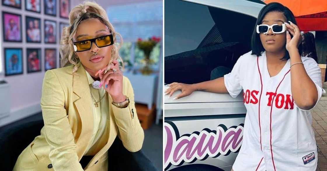 DJ Zinhle and Lady Du DJ Zinhle and Lady Du