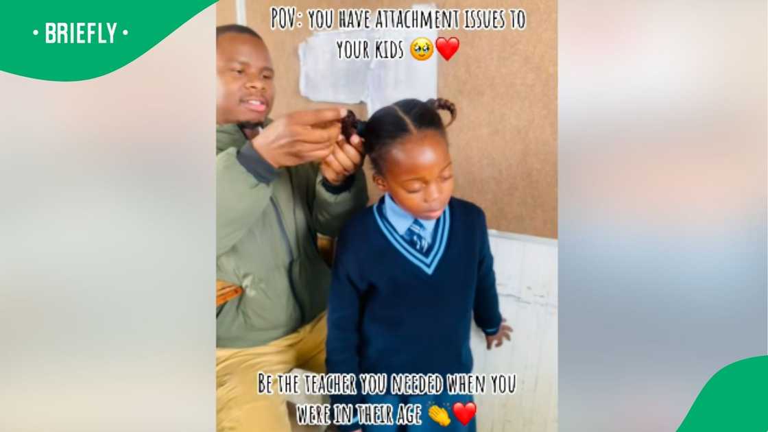 A teacher went viral on Facebook.