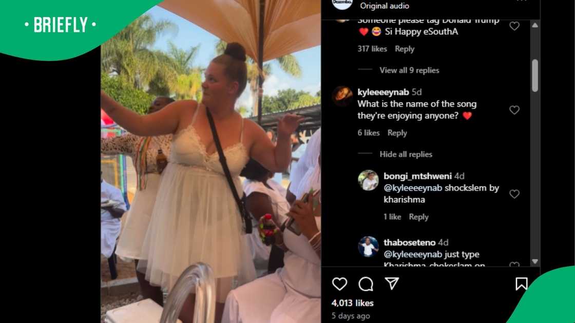 Afrikaner woman's dance moves go viral. Afrikaner woman's dance moves go viral.