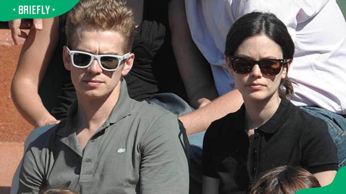 Hayden Christensen and his girlfriend Rachel Bilson at an event