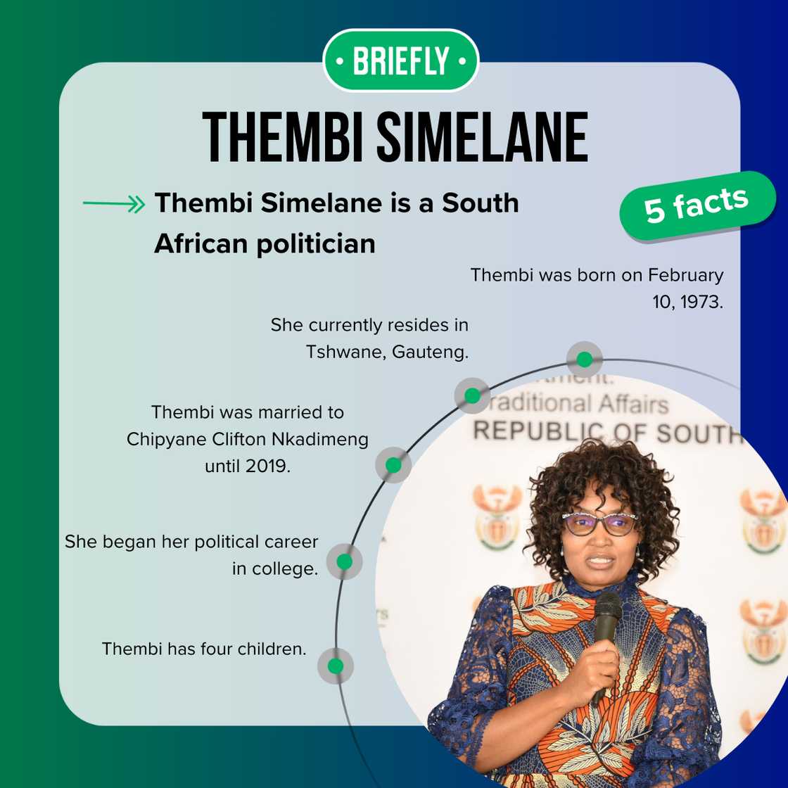 Thembi Nkadimeng’s personal life Thembi Nkadimeng’s personal life