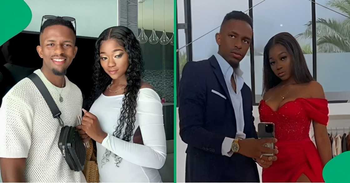 A couple impressed many people in South Africa with their stunning wedding outfits. A couple impressed many people in South Africa with their stunning wedding outfits.