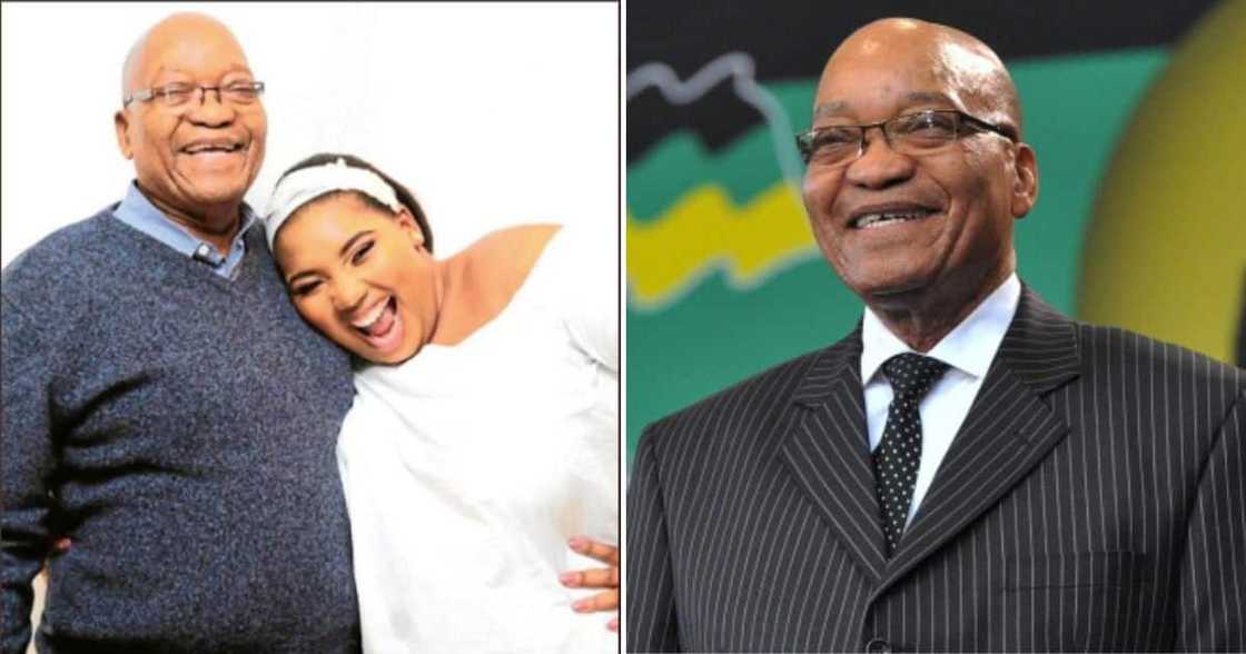 Jacob Zuma and LaConco pictured together at recent event