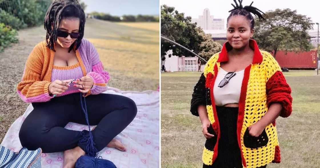 A young woman who crochets clothing and bags as a business wants to train single mothers in needlework A young woman who crochets clothing and bags as a business wants to train single mothers in needlework