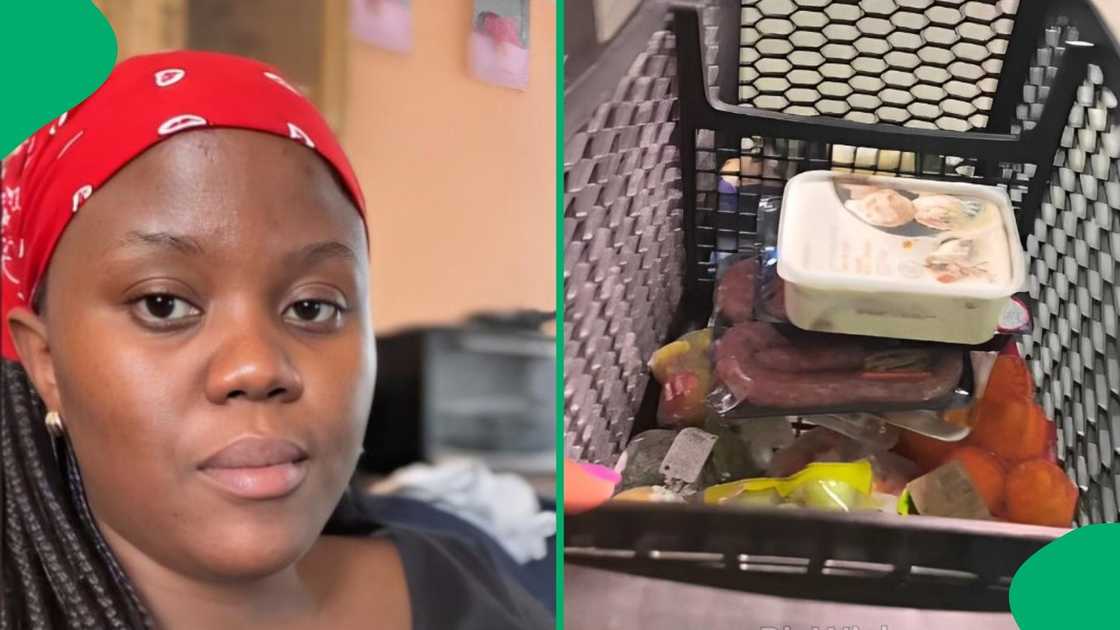 A woman used a money-saving technique at Woolworths. A woman used a money-saving technique at Woolworths.