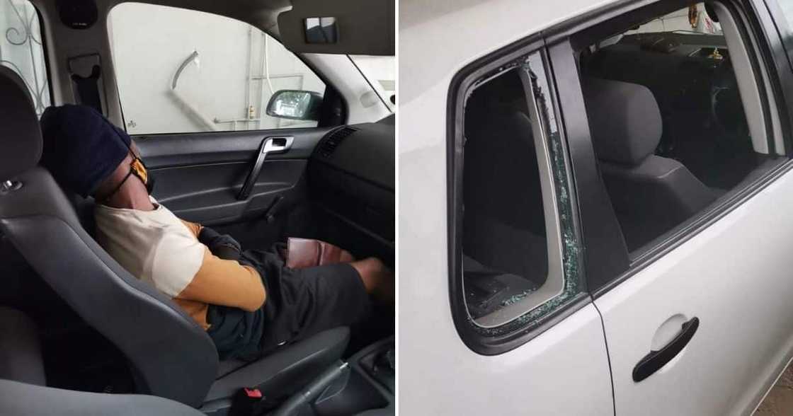 Robber, Asleep, Car, Mzansi, Muthi, Crime, Robbery, SAPS Robber, Asleep, Car, Mzansi, Muthi, Crime, Robbery, SAPS