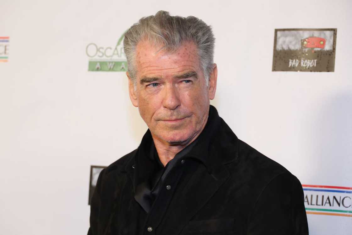 Pierce Brosnan at Bad Robot on 7 March 2024 in Santa Monica, California. Pierce Brosnan at Bad Robot on 7 March 2024 in Santa Monica, California.