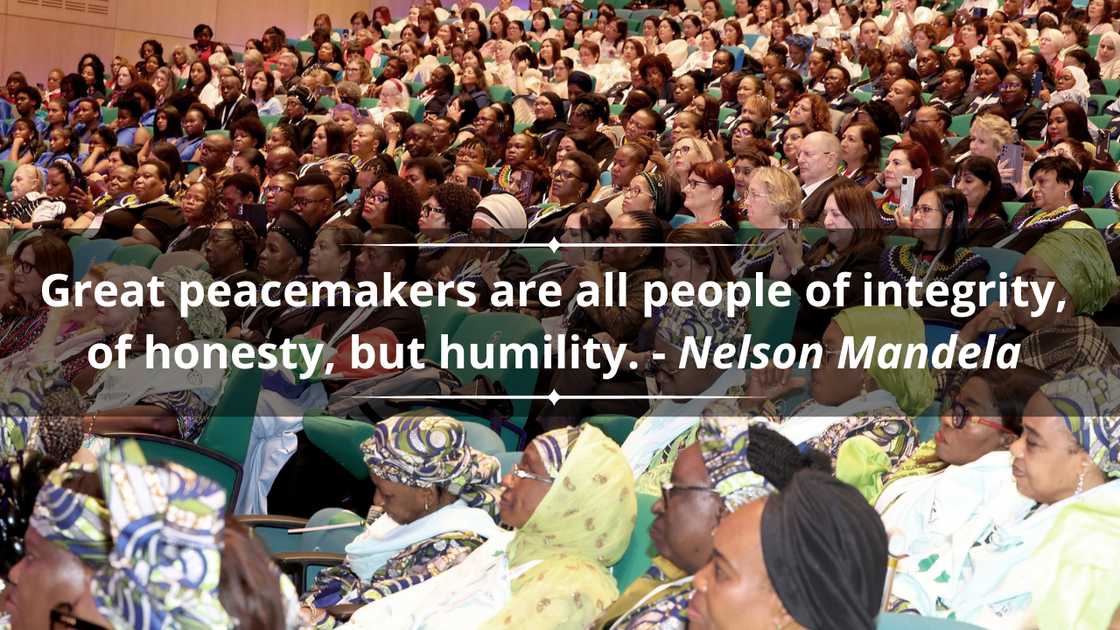 Female delegates in SA attending a conference about national development and unity Female delegates in SA attending a conference about national development and unity