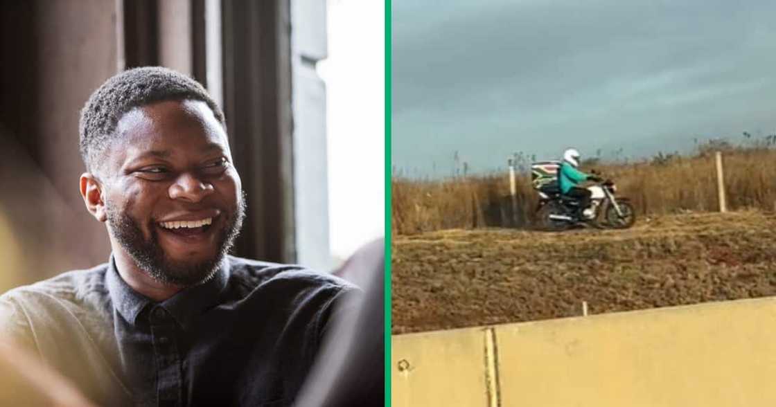 Checkers 60, bike, TikTok video, Mzansi, delivery Checkers 60, bike, TikTok video, Mzansi, delivery