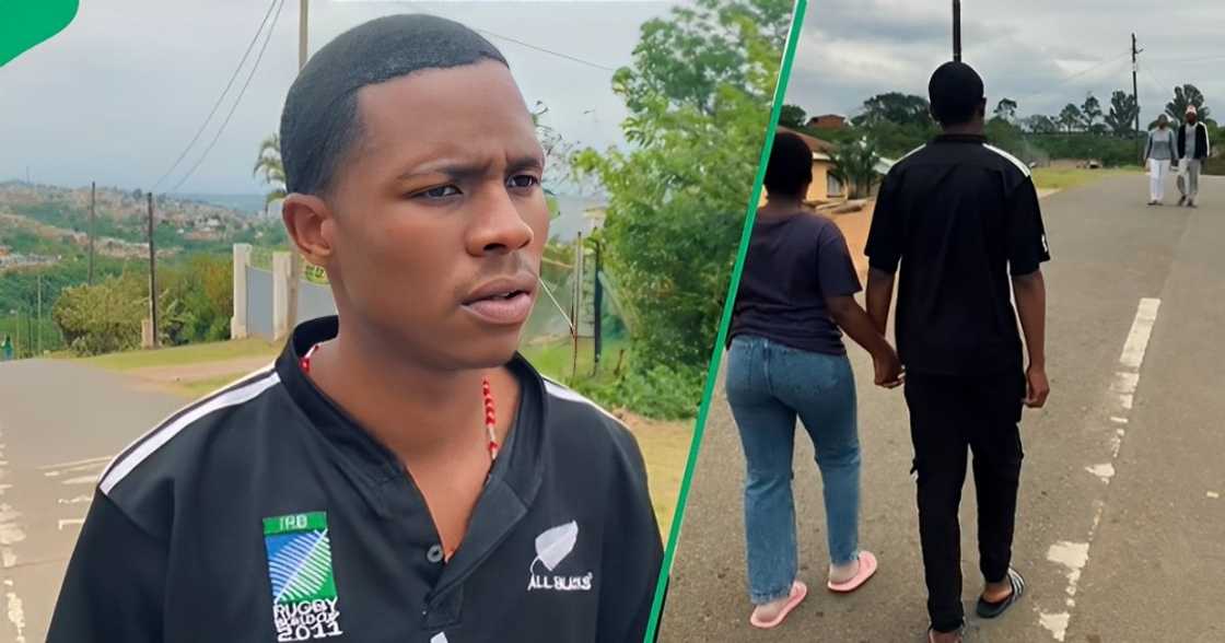 SA laughs at gent seeing side chick with boyfriend SA laughs at gent seeing side chick with boyfriend