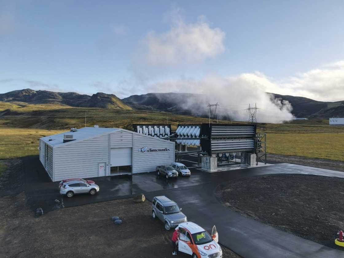 Climeworks "direct air capture" factory removes CO2 from the air