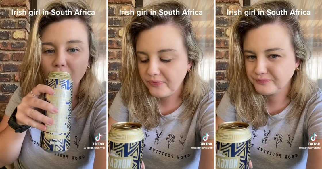 An Irish girl in SA tried Castle Milk Stout for the first time An Irish girl in SA tried Castle Milk Stout for the first time