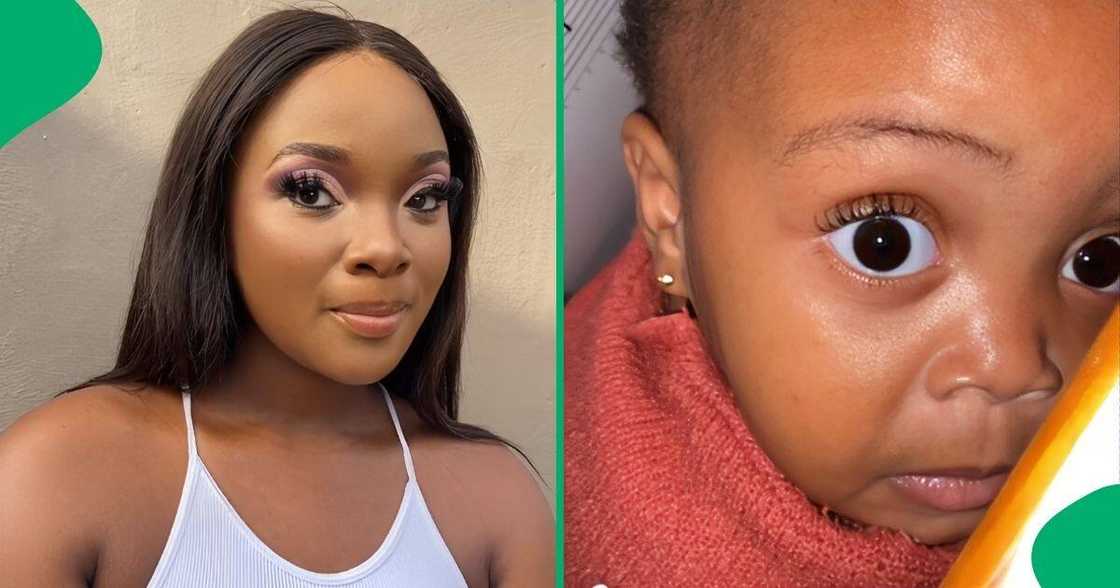 A video showed a young child trapped in a tight space between a couch and a wall A video showed a young child trapped in a tight space between a couch and a wall