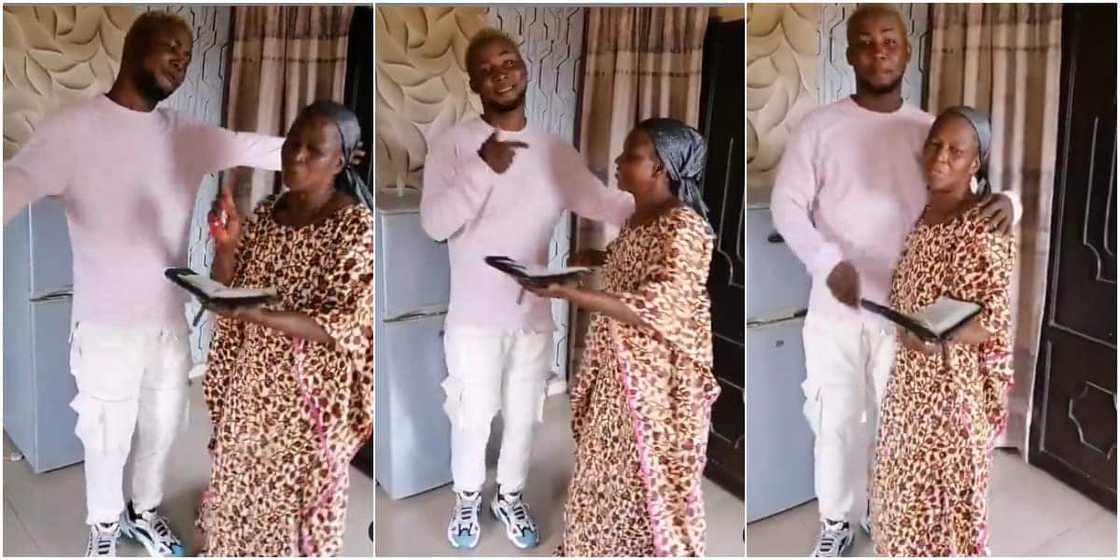 Mother Shows Great Support for Son's Music Career, Sings His Track Word for Word in Video as He Releases EP Mother Shows Great Support for Son's Music Career, Sings His Track Word for Word in Video as He Releases EP