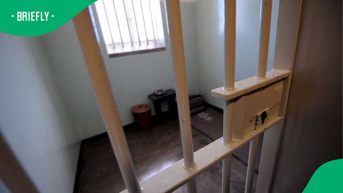 Nelson Mandela's cell in Robben Island. Nelson Mandela's cell in Robben Island.