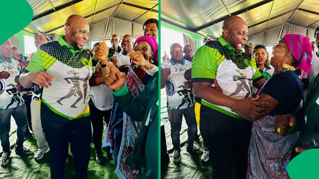 Floyd Shivambu was in Limpopo where the MK Party hosted the elderly a Christmas lunch Floyd Shivambu was in Limpopo where the MK Party hosted the elderly a Christmas lunch