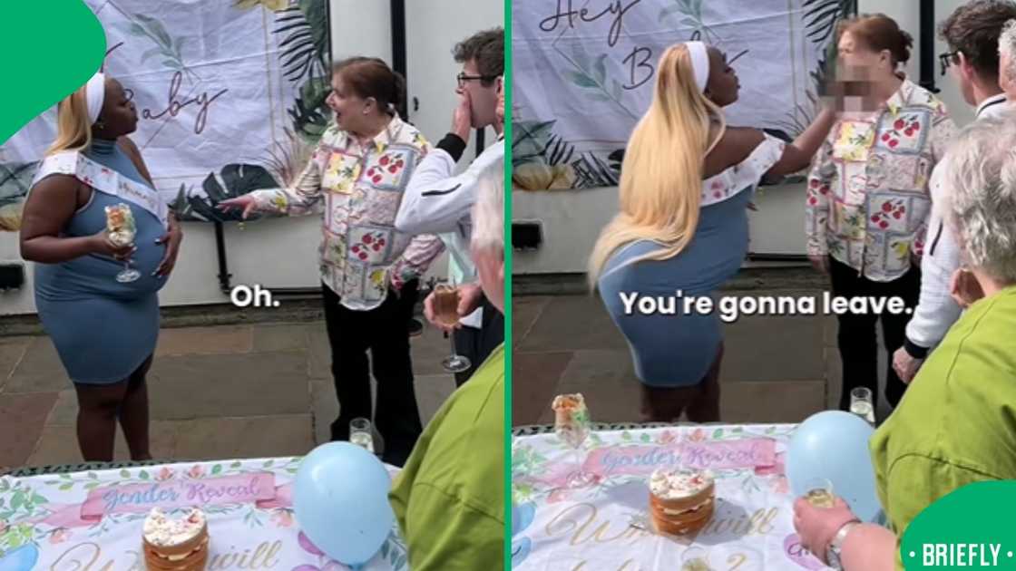 The pregnant woman and her hubby kicked out the mother-in-law from the gender reveal party The pregnant woman and her hubby kicked out the mother-in-law from the gender reveal party