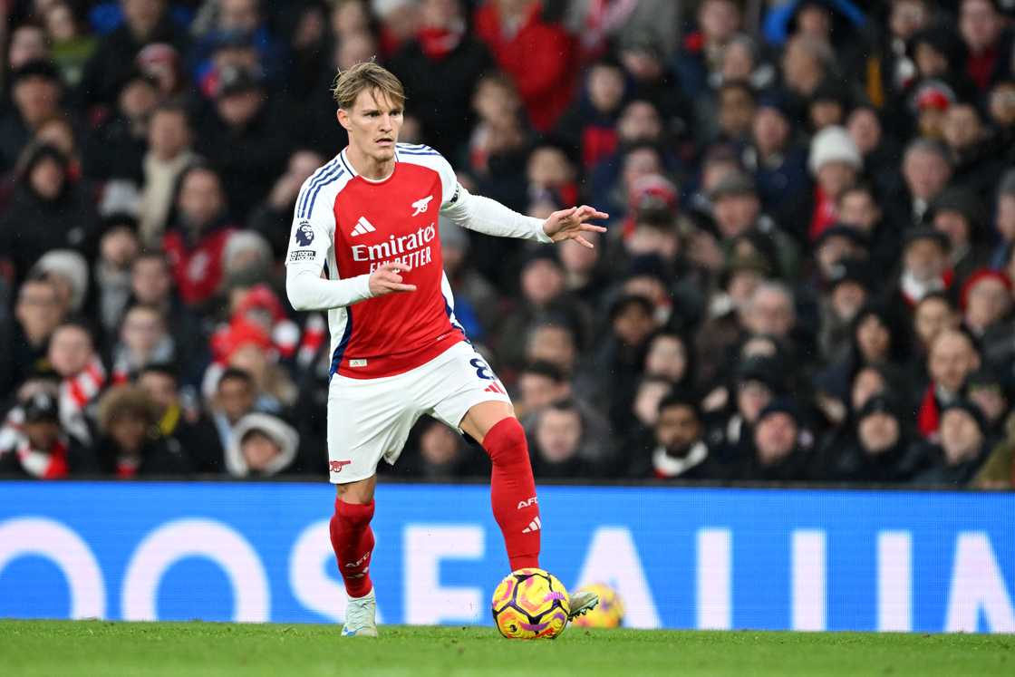 Martin Odegaard at Emirates Stadium Martin Odegaard at Emirates Stadium
