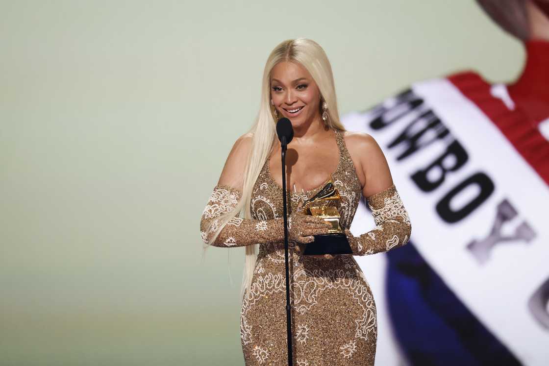 Beyoncé wins the award for Best Country Album at The Annual Grammy Awards, airing live from Crypto.com Arena Beyoncé wins the award for Best Country Album at The Annual Grammy Awards, airing live from Crypto.com Arena