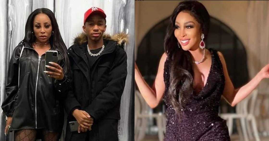 Lasizwe, Khanyi Mbau, sibling love Lasizwe, Khanyi Mbau, sibling love