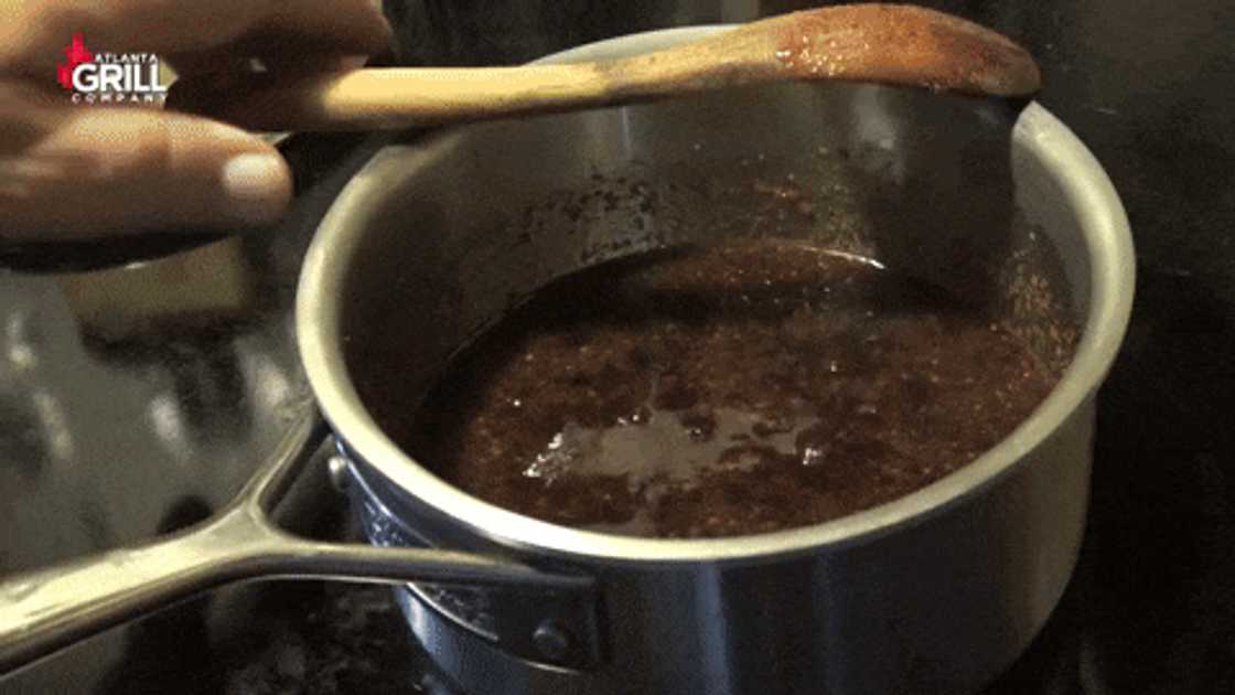 Cherry bourbon glaze Cherry bourbon glaze
