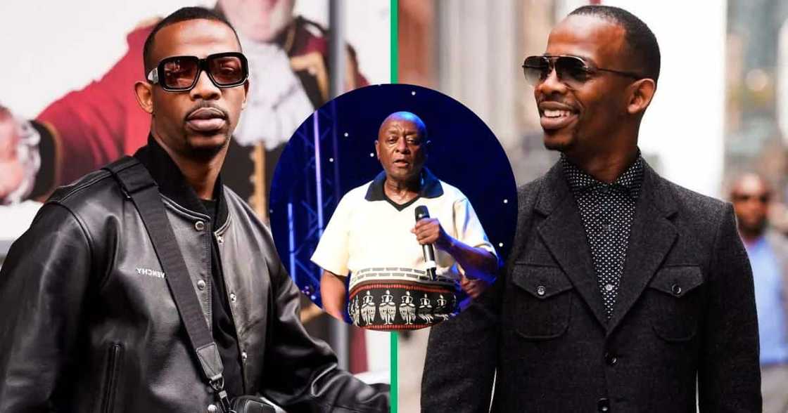 Zakes Bantwini reacted to Mbongeni Ngema's death. Zakes Bantwini reacted to Mbongeni Ngema's death.