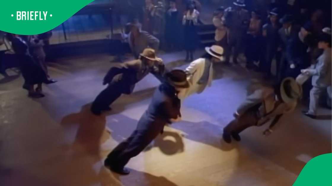 A screenshot from Michael Jackson's 'Smooth Criminal' video. A screenshot from Michael Jackson's 'Smooth Criminal' video.