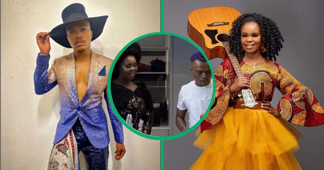 Somizi gives moving eulogy at Zahara's memorial service. Somizi gives moving eulogy at Zahara's memorial service.