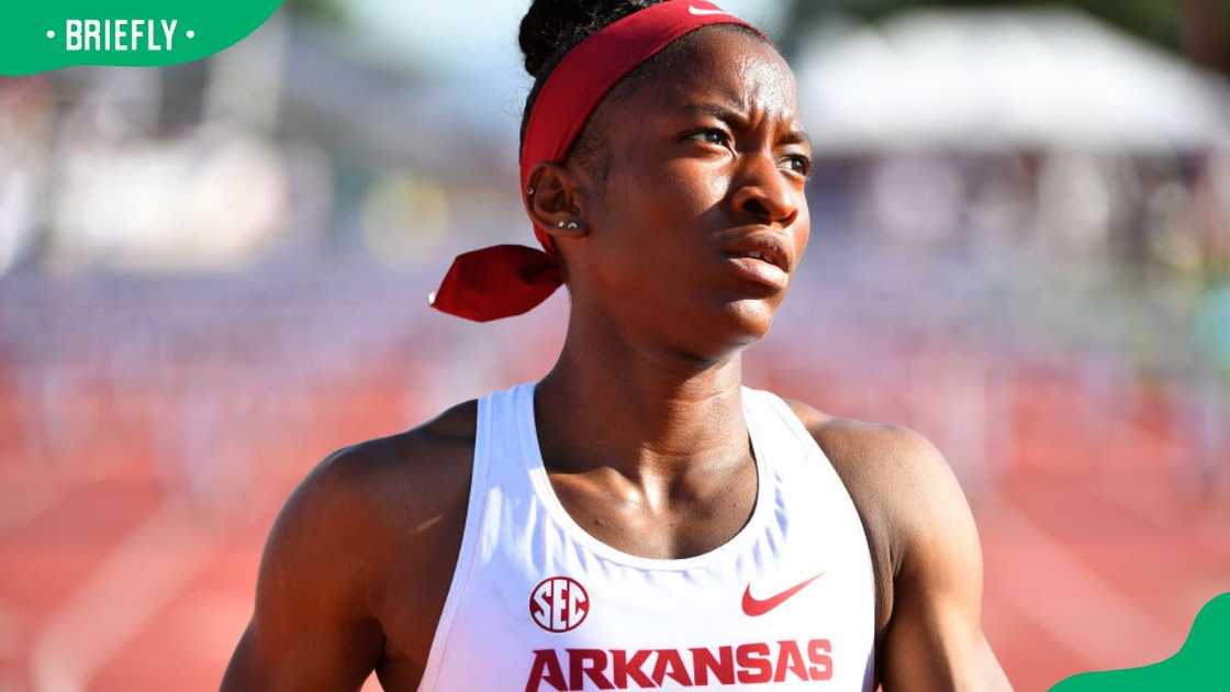 Janeek Brown at the 2019 Division I Men's and Women's Outdoor Track & Field Championships Janeek Brown at the 2019 Division I Men's and Women's Outdoor Track & Field Championships