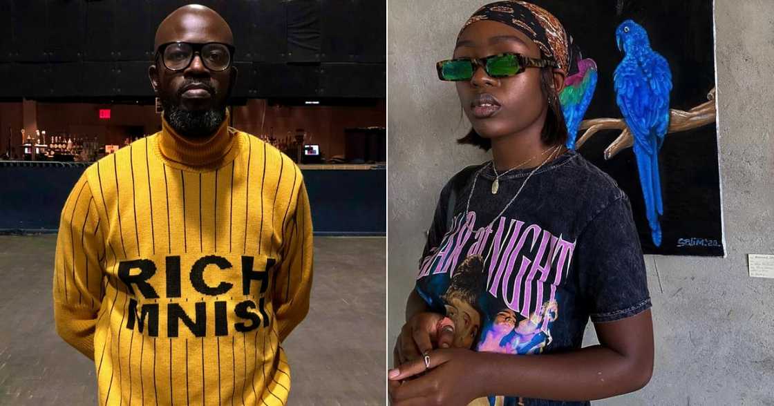 Black Coffee hangs out with popular influencer Elsa Majimbo