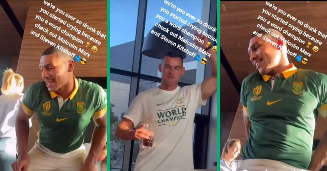 Springboks' fans partying after the Springboks RWC 2023 win Springboks' fans partying after the Springboks RWC 2023 win