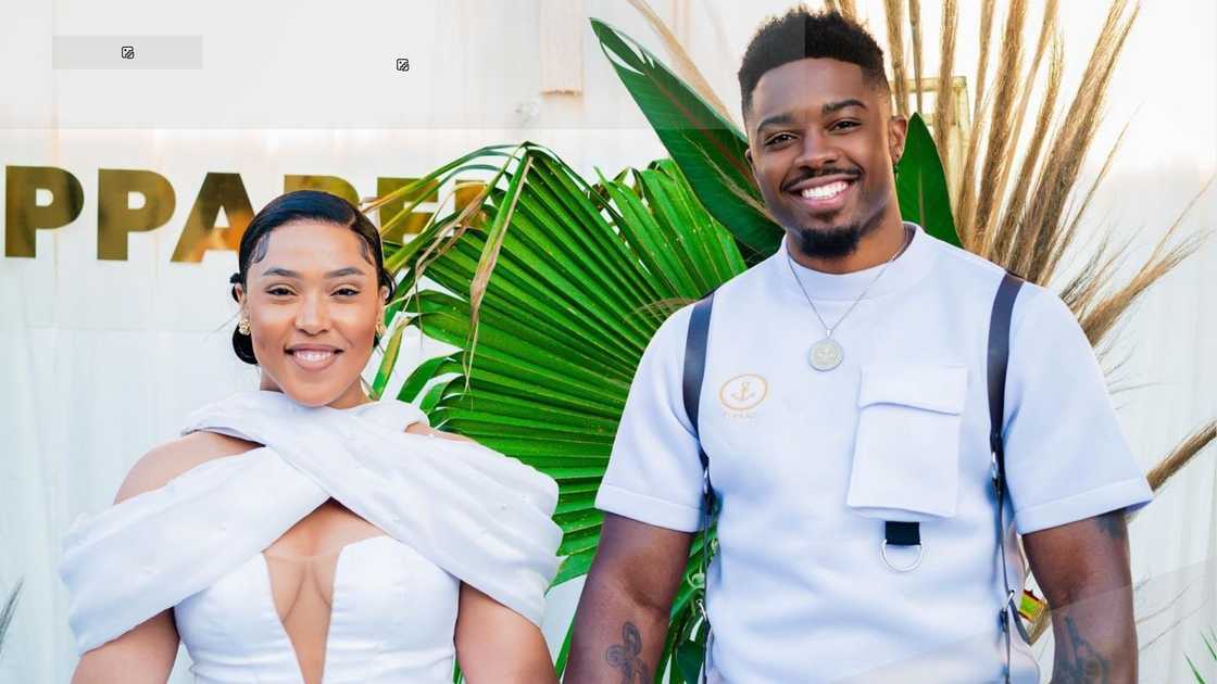 Simz Ngema and Tino Chinyani shared footage from their baby shower/gender reveal