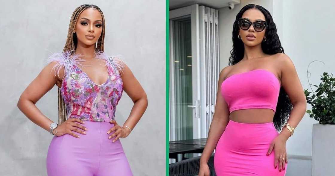 Mihlali Ndamase showed off her boxing drill Mihlali Ndamase showed off her boxing drill