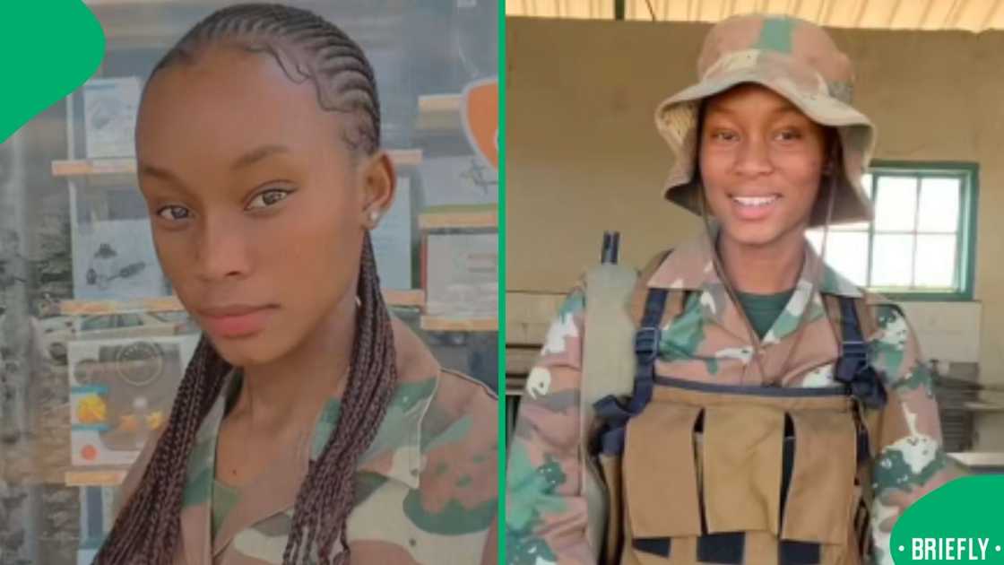 A group of military women proudly stood next to their cars, and the viral video gained thousands of likes and plenty of online praise