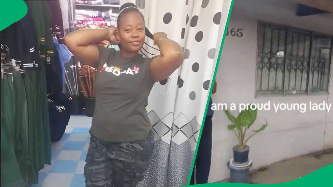 Social media users congratulated a lady on her beautiful home Social media users congratulated a lady on her beautiful home