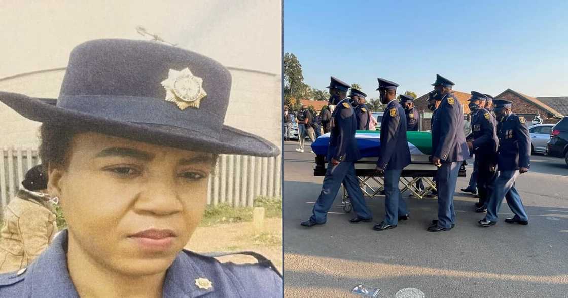 Saps, tribute, funeral, fallen officer, reactions