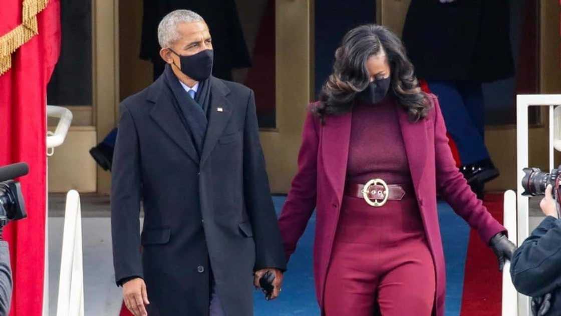 Michelle Obama's outfit at Biden's inauguration thrills internet Michelle Obama's outfit at Biden's inauguration thrills internet