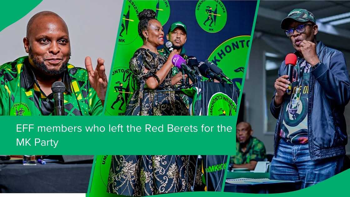 Floyd Shivambu, Busi Mkhwebane and Mzwanele Manyi left the EFF and joined the MK Party