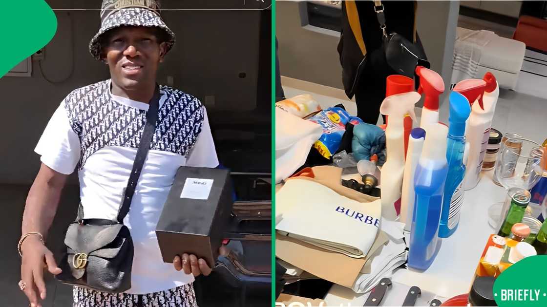 They found many stolen items ranging from clothes, alcohol, kitchenware and even stationery They found many stolen items ranging from clothes, alcohol, kitchenware and even stationery