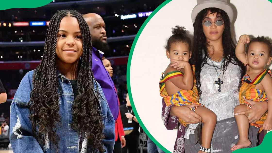 Blue Ivy, her mother and siblings, Rumi and Sir Blue Ivy, her mother and siblings, Rumi and Sir