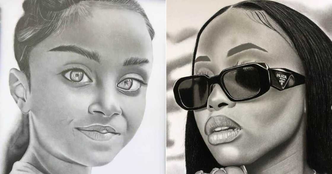 artist, portrait, SA, celebrities, Durban, Staedtler, pencils, art, drawings, talent, Mzansi