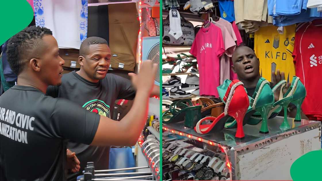 The man explained that he pays his employees R530 every week The man explained that he pays his employees R530 every week