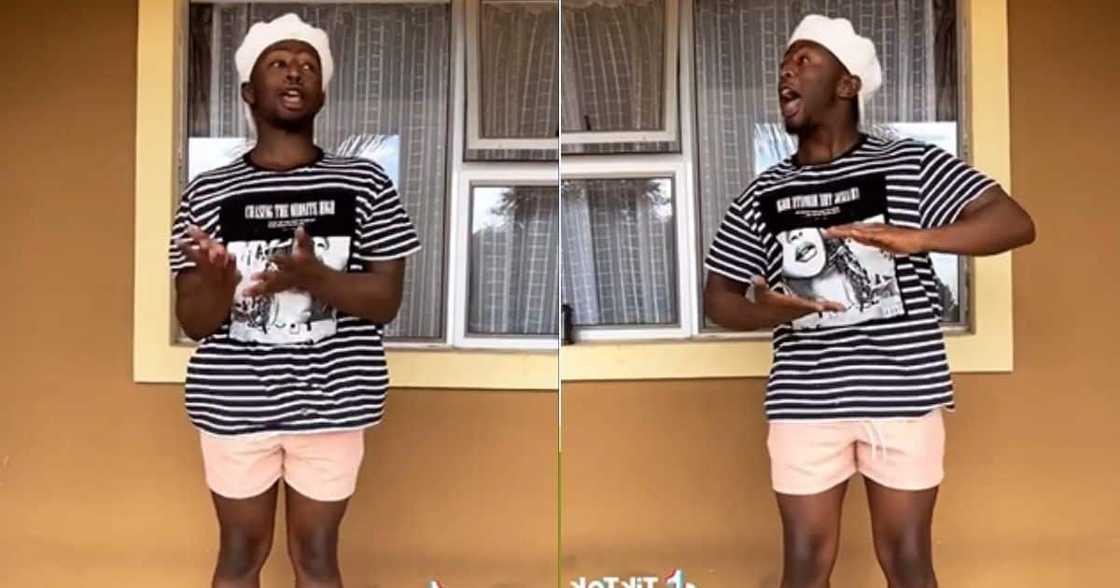 Guy reinvented an amapiano dance using 'Kaptein (Span Die Seile)'