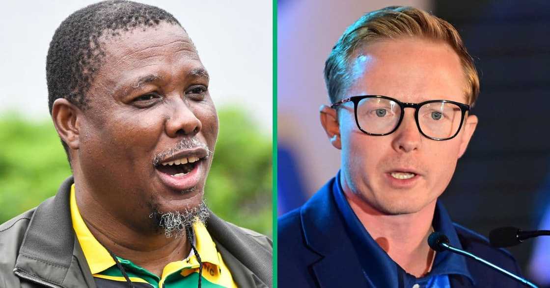 KZN ANC Secretary Bheki Mtolo laughed off the DA leader Chris Pappa's plan to open a criminal case against him for ANC volunteers removing election posters. KZN ANC Secretary Bheki Mtolo laughed off the DA leader Chris Pappa's plan to open a criminal case against him for ANC volunteers removing election posters.