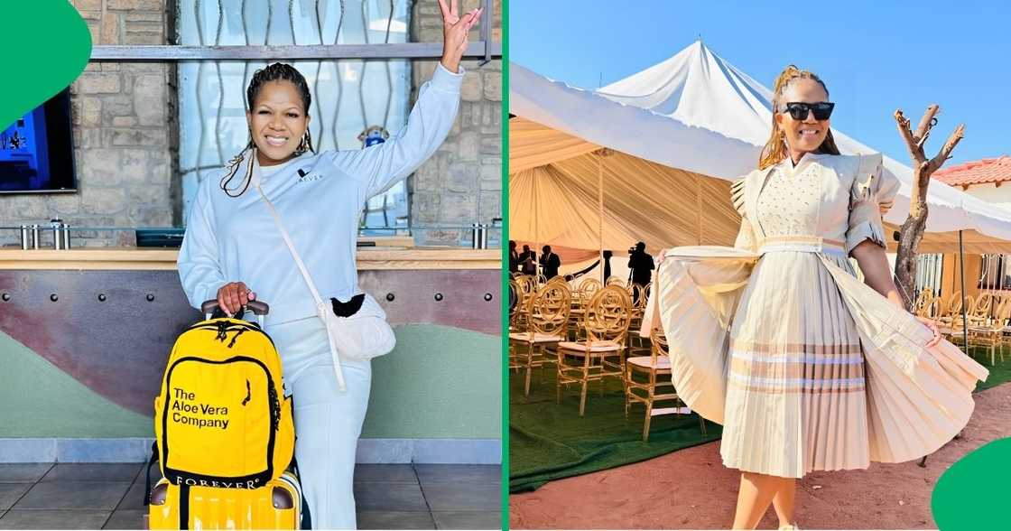 A woman discovered that she was the only passenger on a flight going to Lesotho. A woman discovered that she was the only passenger on a flight going to Lesotho.
