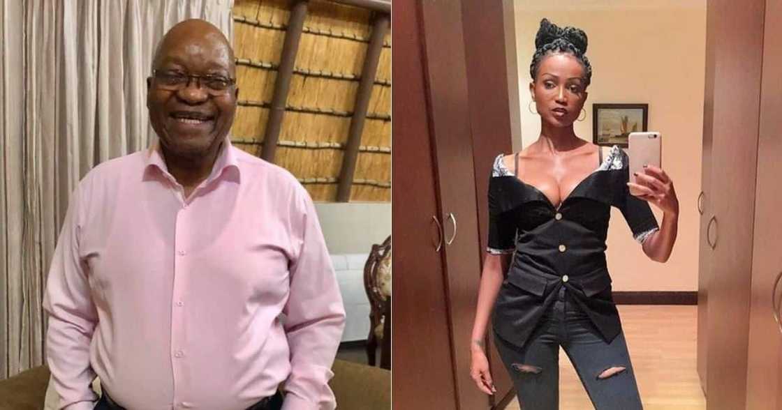 Jacob Zuma, Babalwa Mneno, video message, 44th birthday Jacob Zuma, Babalwa Mneno, video message, 44th birthday