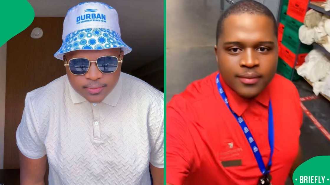 On the left, Alex Mzizi posed confidently, wearing shades in a stylish look