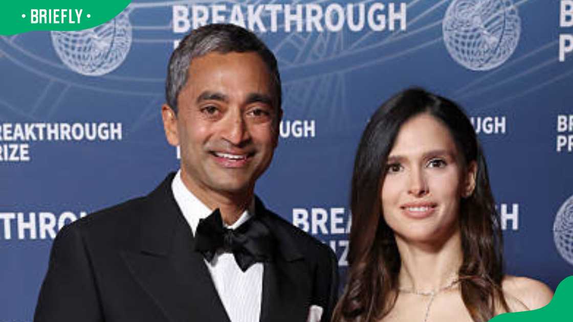 Chamath Palihapitiya and his wife Nathalie Dompé Chamath Palihapitiya and his wife Nathalie Dompé
